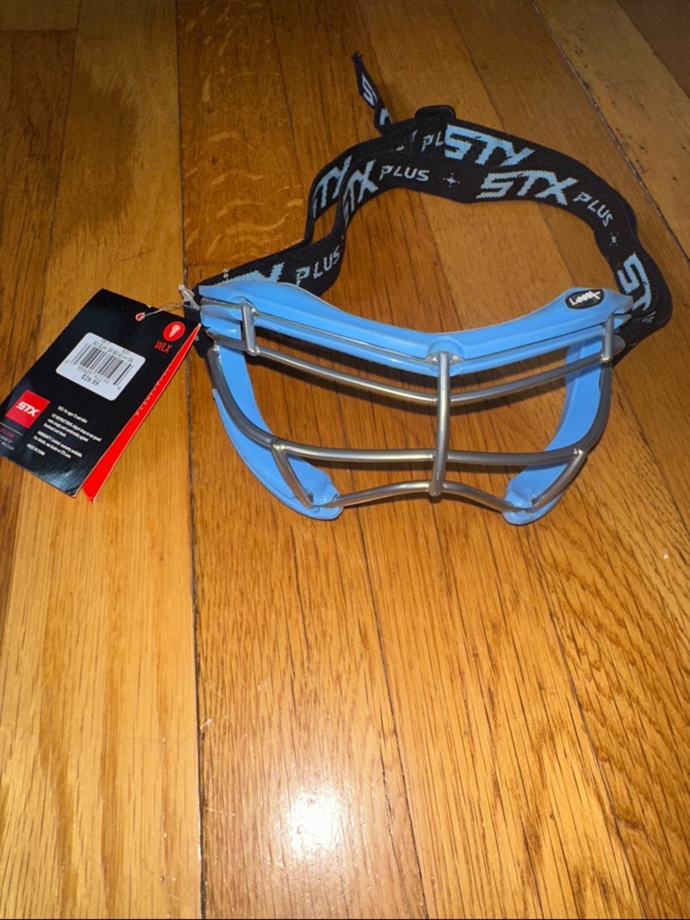 STX Blue Lacrosse/Field Face Mask with Adjustable Headstrap